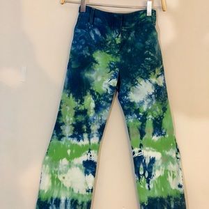 Tie dye J Crew one of a kind wearable art pants!
